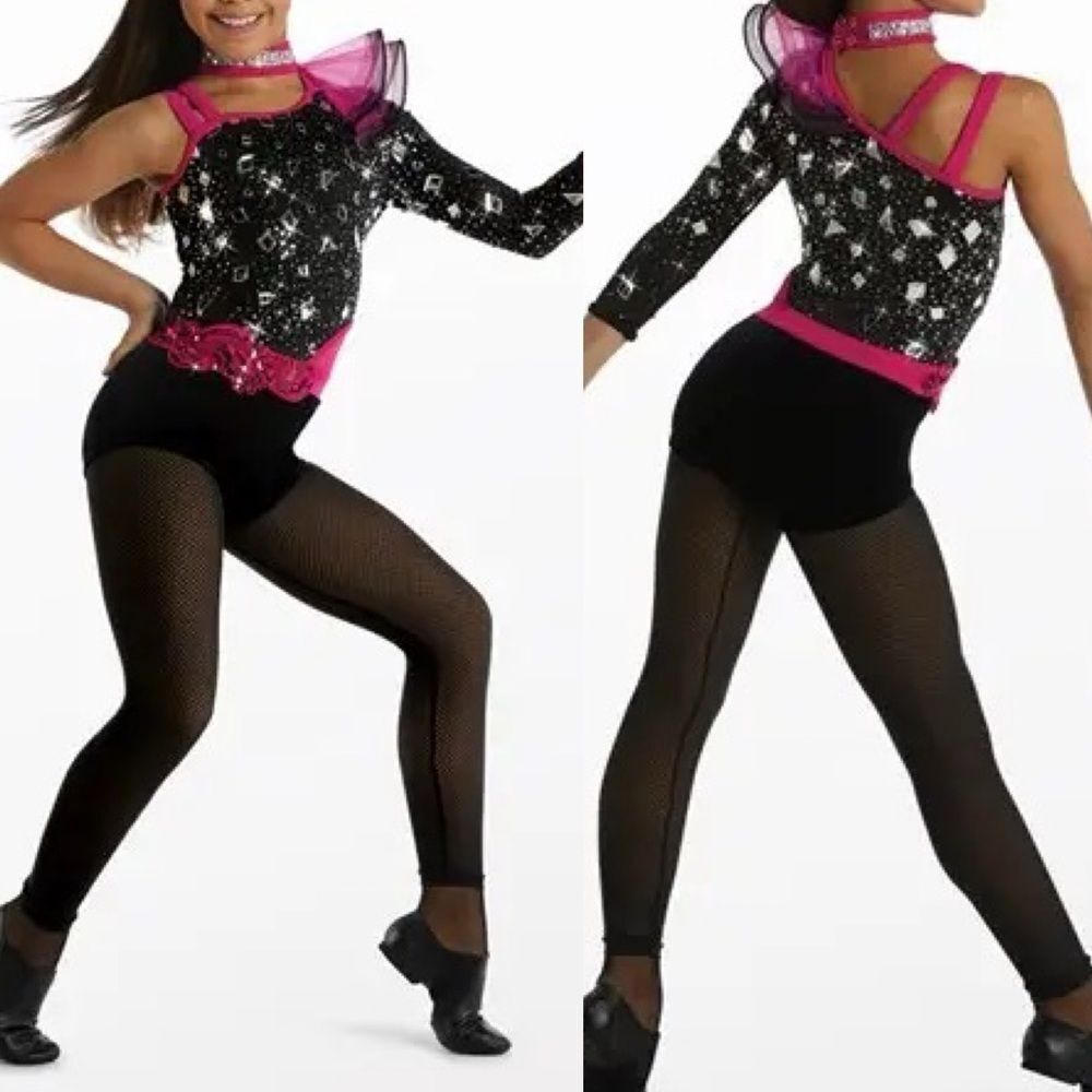 WEISSMAN Dance Costume unitard catsuit jumpsuit Merry Ground 16309 SA-Small adul